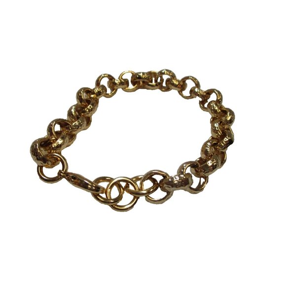 18k Gold Filled Link Chain/Belcher Necklaces/Belcher Bracelet & 6 Wedding Rings - Picture 3 of 9